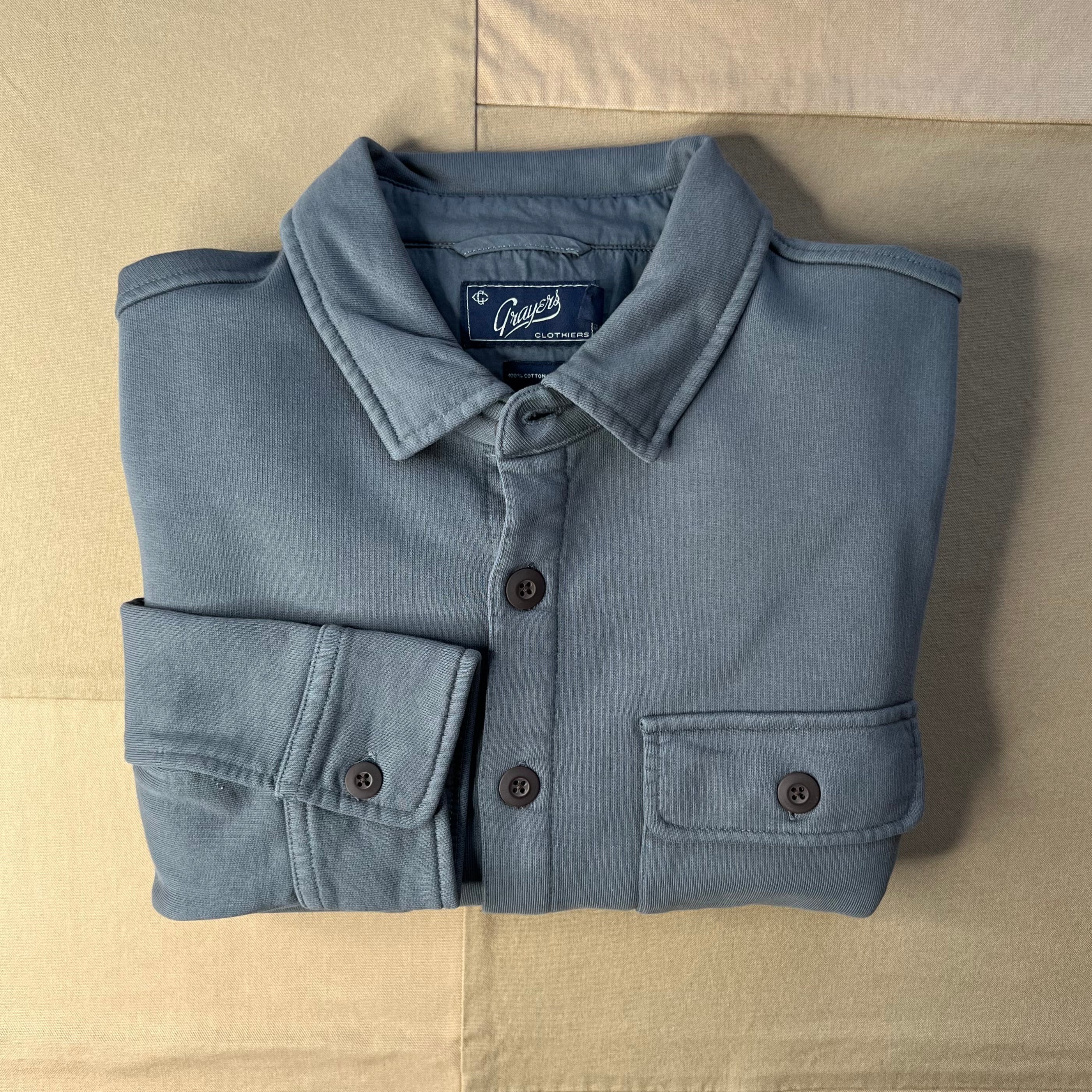 Defender Terry CPO Jacket, Dark Slate