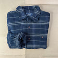 Colorado Midweight Flannel, Navy Stripe
