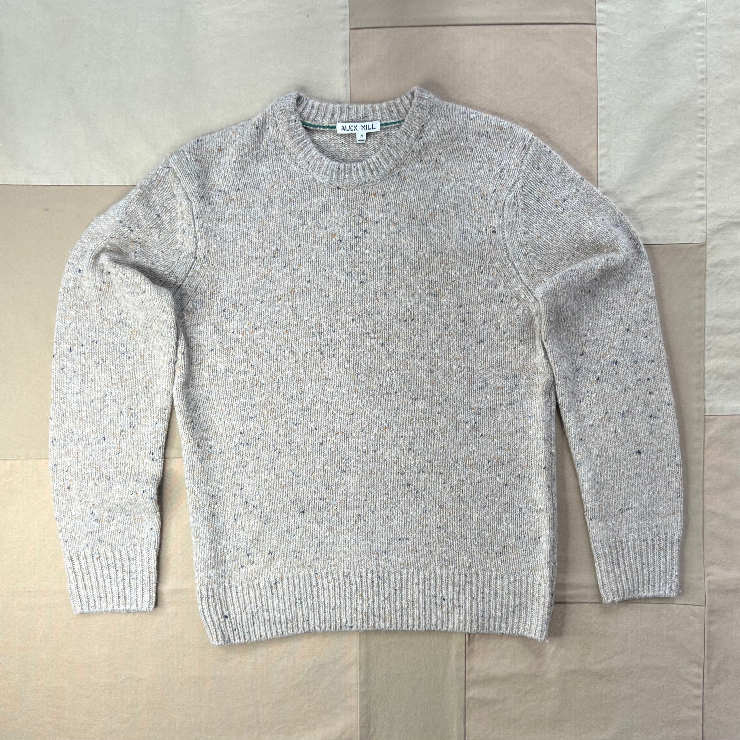 Donegal Crewneck Sweater Oatmeal