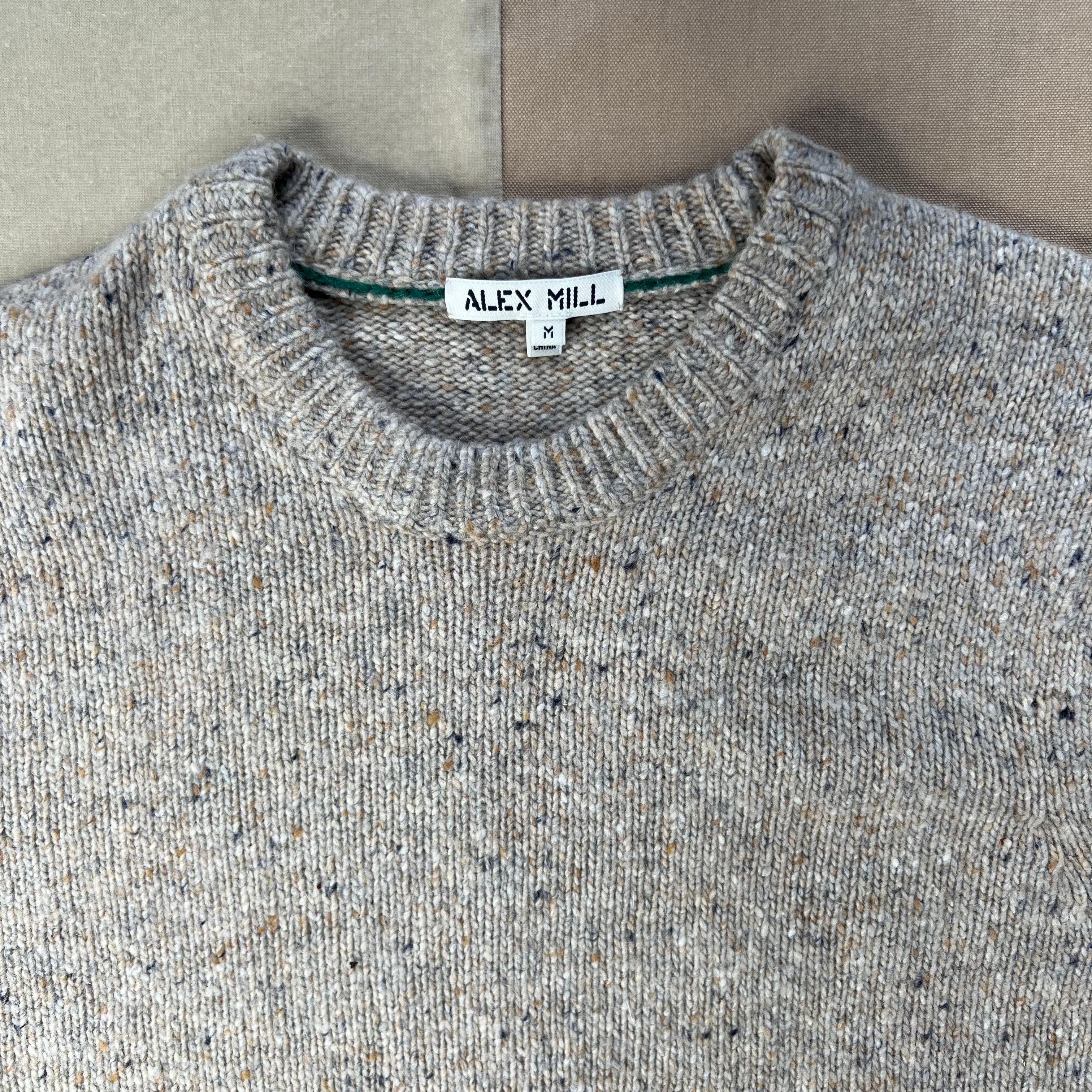 Donegal Crewneck Sweater Oatmeal