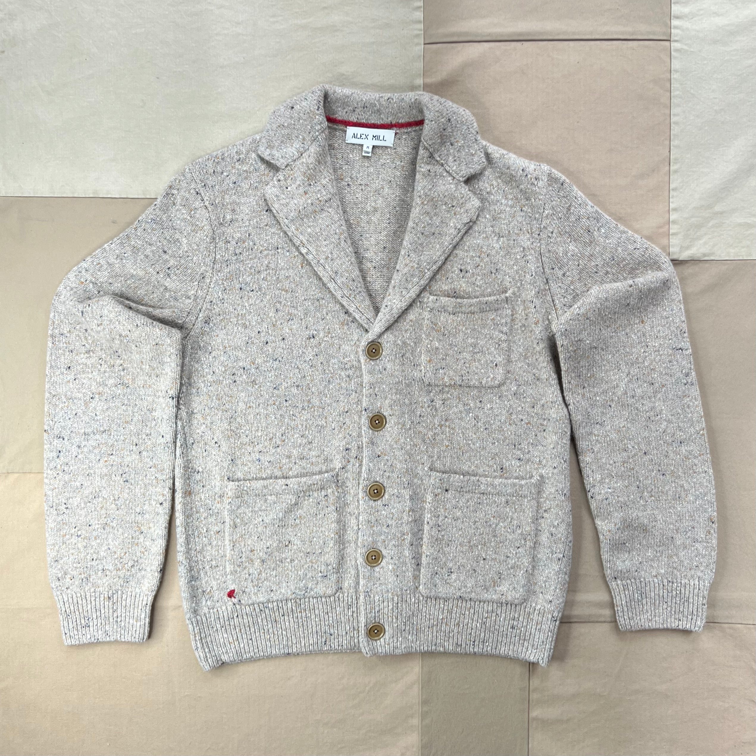 Donegal Mitchell Cardigan, Oatmeal