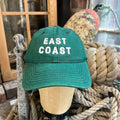 East Coast Needlepoint Cap, Forest Green/White