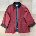 Chiltern Street Jacket in Waxed Cotton, Brick Red