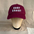 East Coast Needlepoint Cap, Maroon & Grey