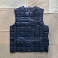 V-Neck Button Down Vest, Dark Navy