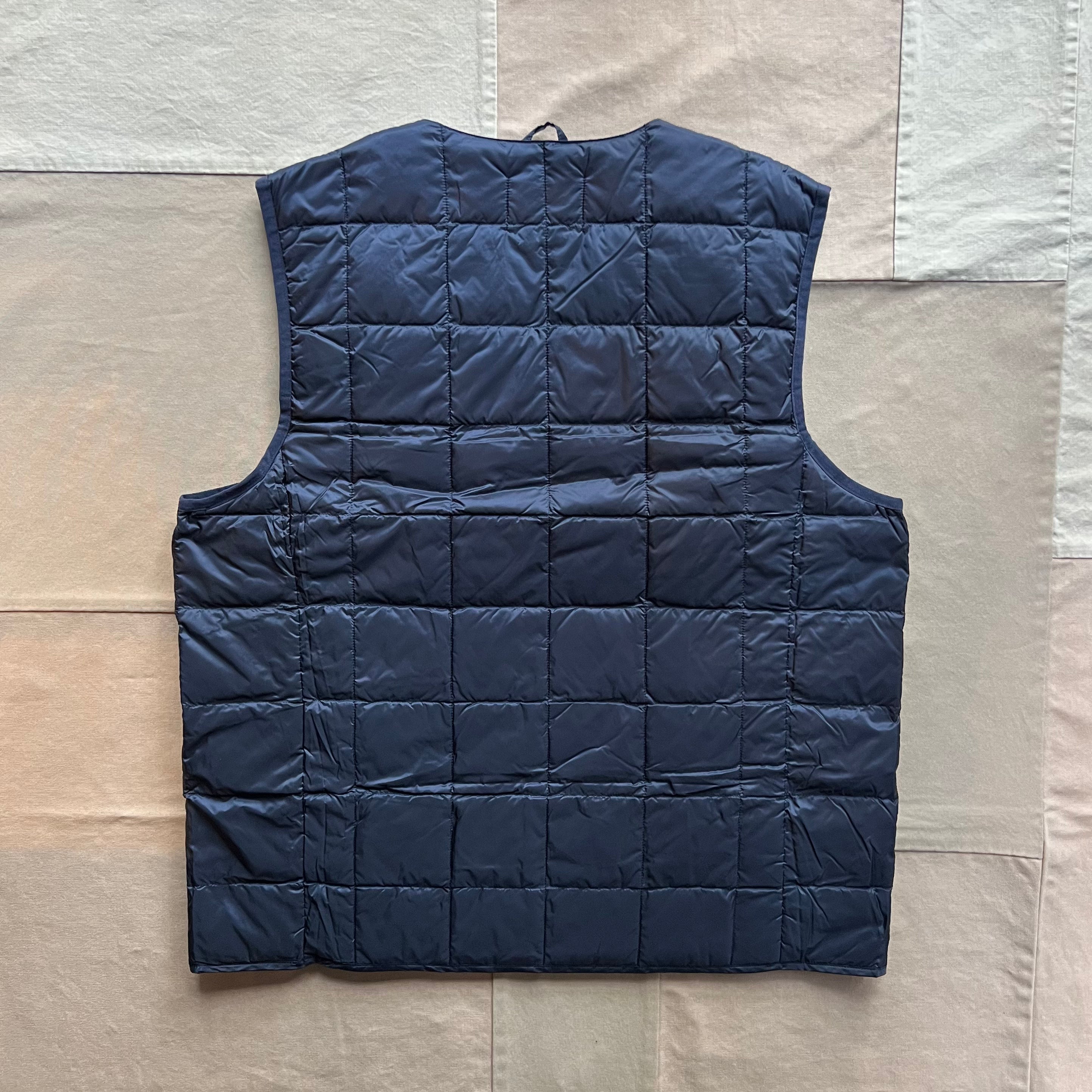 V-Neck Button Down Vest, Dark Navy