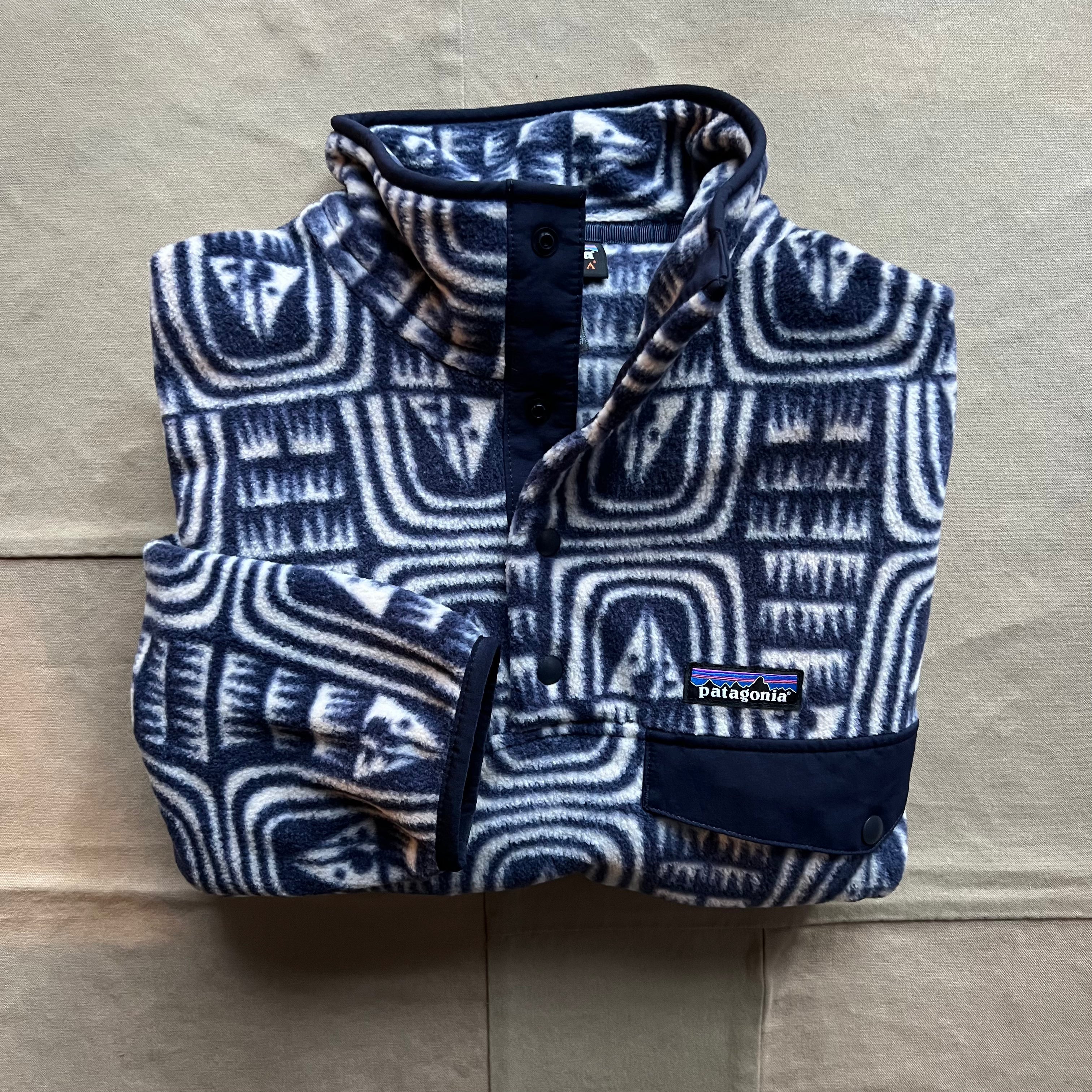 Men's Lightweight Synchilla Snap-T Fleece Pullover, Flow: Sunken Blue