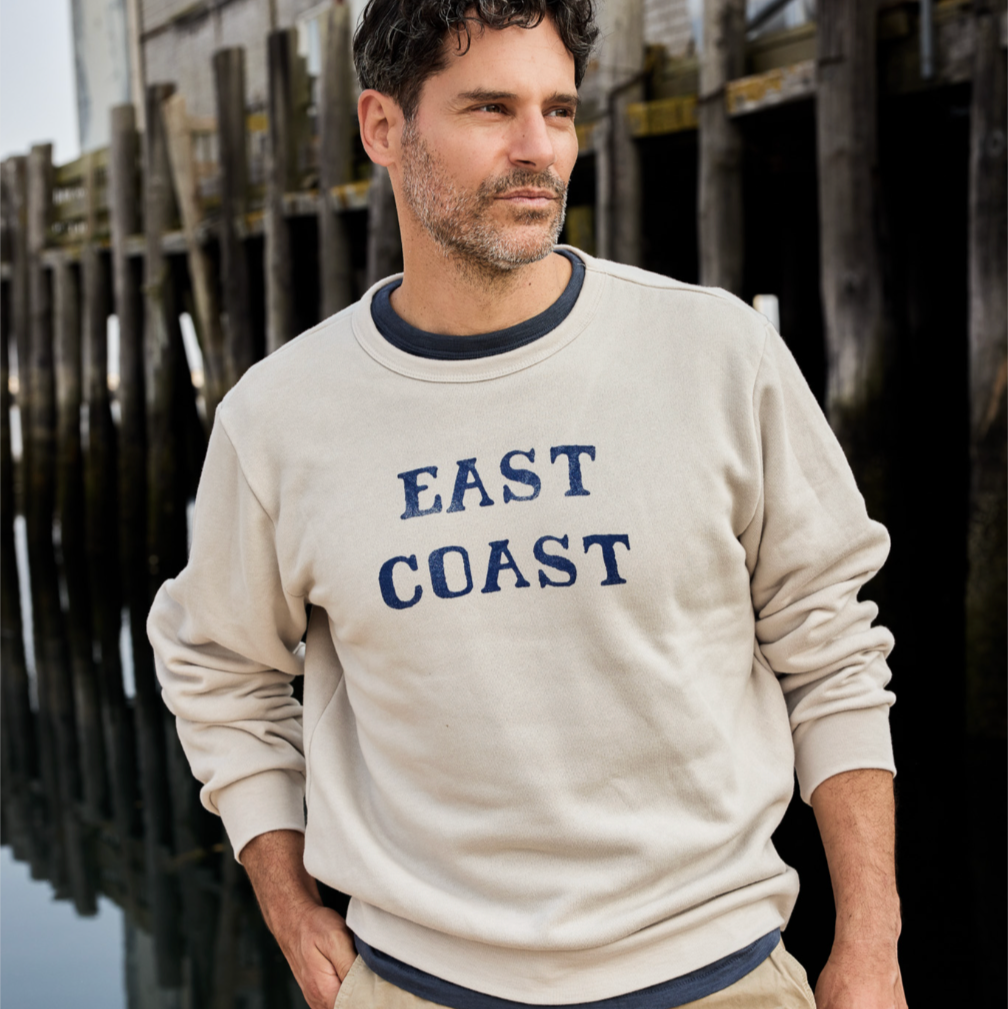 East Coast Crewneck Sweatshirt, Shell