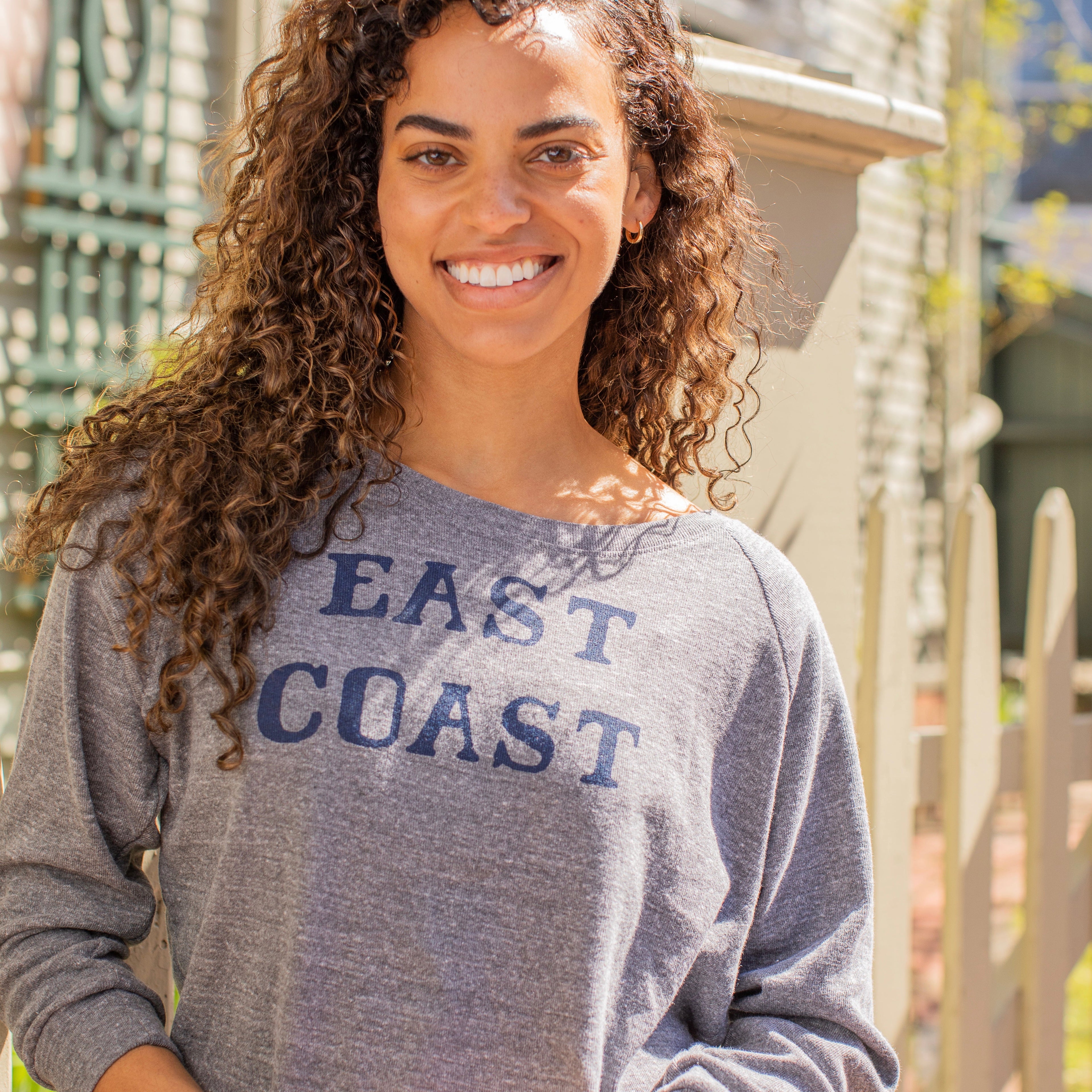 Women's East Coast Lightweight Sweatshirt, Vintage Grey