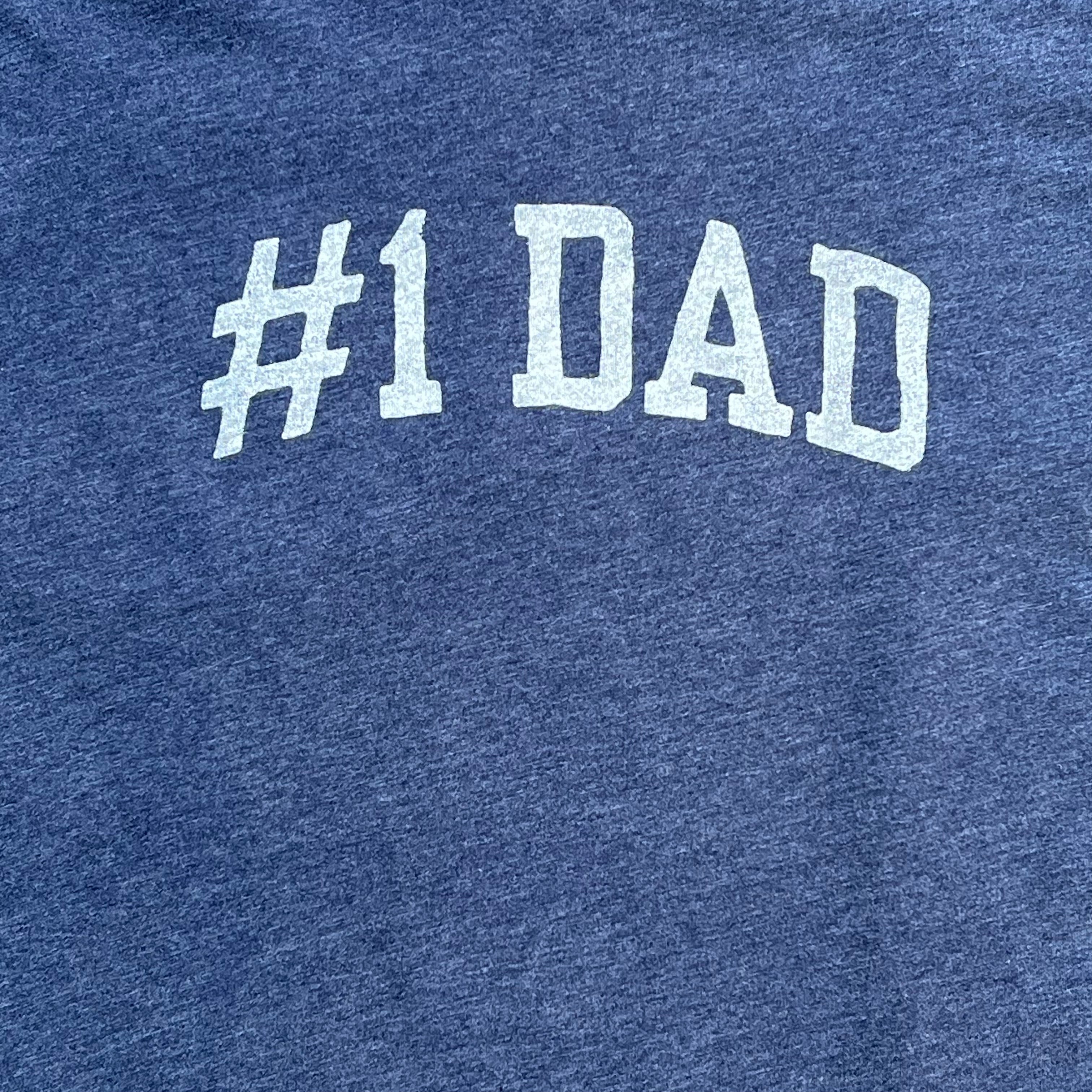 #1 Dad T-shirt, Indigo