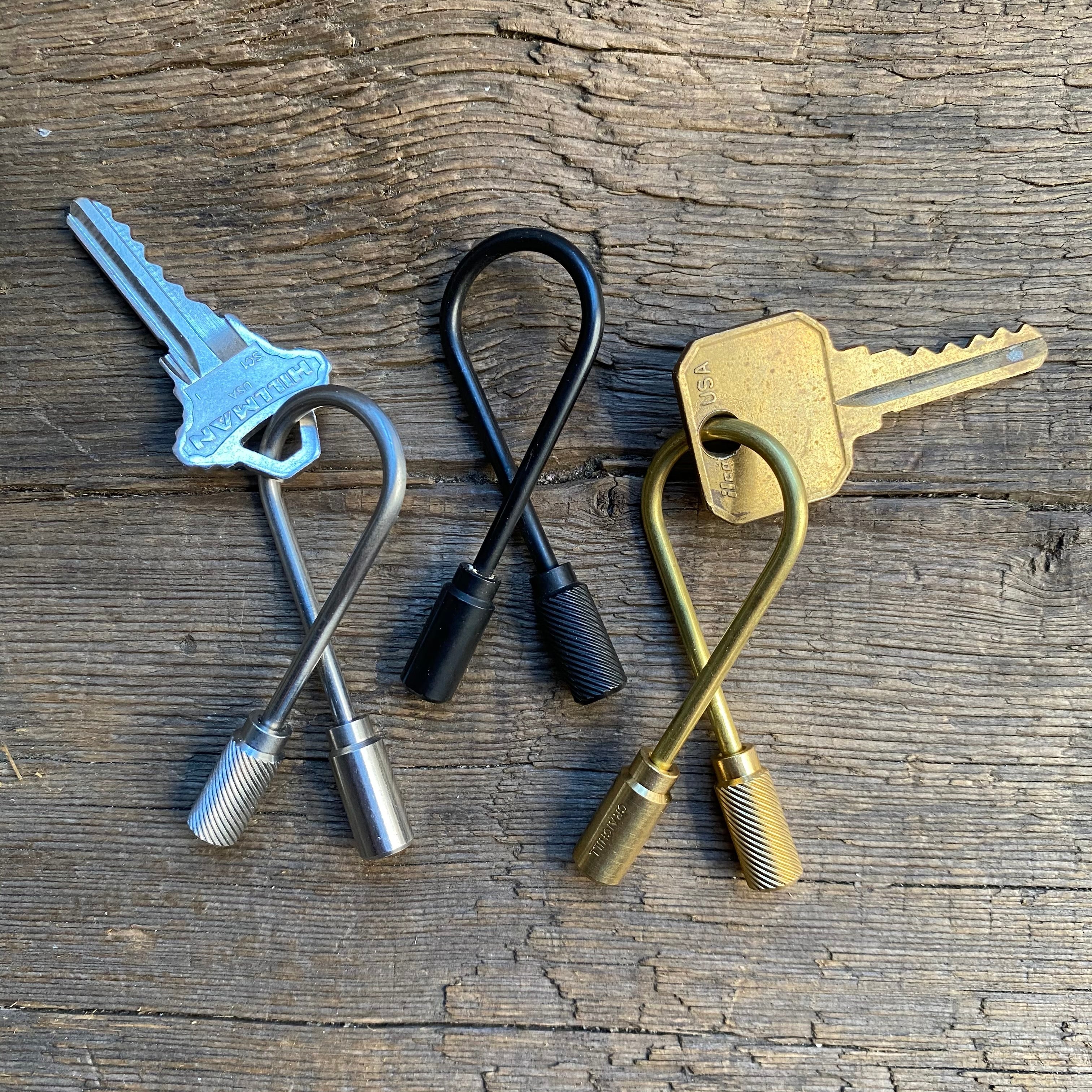 Closed Helix Keyring